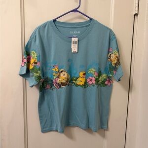 Pixar Women’s Blue Graphic Crop Top - Up